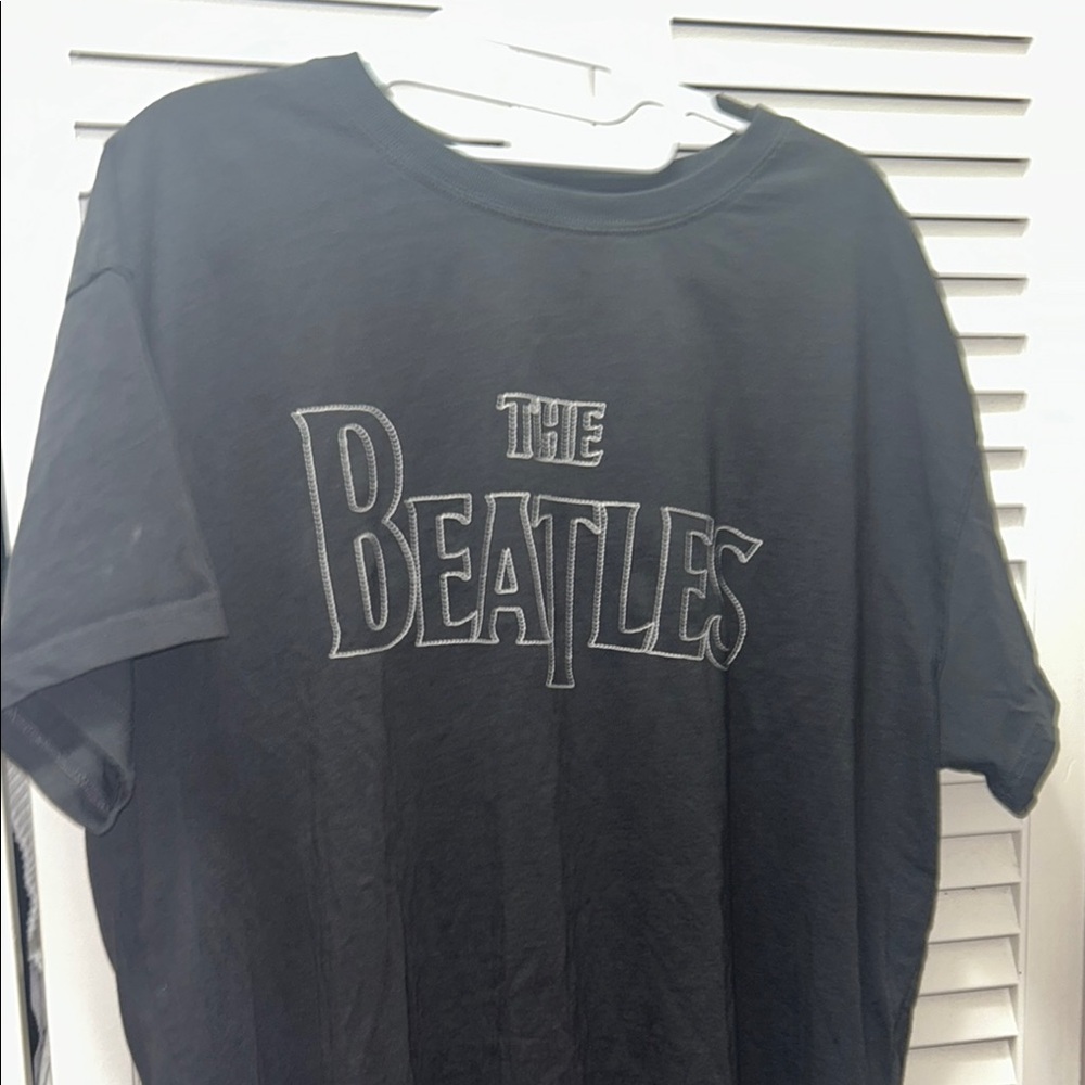 H&M Charcoal "The Beatles" Stitch Design T-Shirt